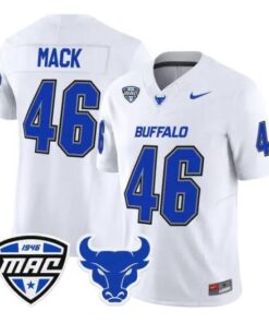 Khalil Mack Jersey #46 Buffalo Bulls 2026 All Stitched 5 Khalil Mack Jersey #46 Buffalo Bulls 2026 All Stitched by My Store NCAA Football Jerseys
