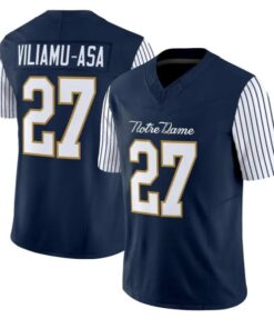 Kyngstonn Viliamu-Asa Jersey #27 Notre Dame Fighting Irish 2026 Limited Stitched by My Store NCAA Football Jerseys