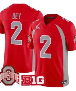 Legend Bey Jersey #2 Ohio State Buckeyes 1990 Throwback 2026 Stitched by My Store NCAA Football Jerseys