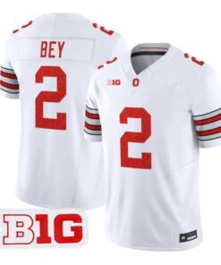 Legend Bey Jersey #2 Ohio State Buckeyes Glitter Vapor All Stitched by My Store NCAA Football Jerseys