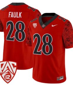 Marshall Faulk Jersey #28 San Diego State Aztecs 2026 Vapor Stitched by My Store NCAA Football Jerseys