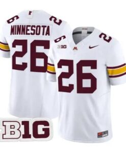 Minnesota Jersey #26 Minnesota Golden Gophers 2026 Stitched by My Store NCAA Football Jerseys