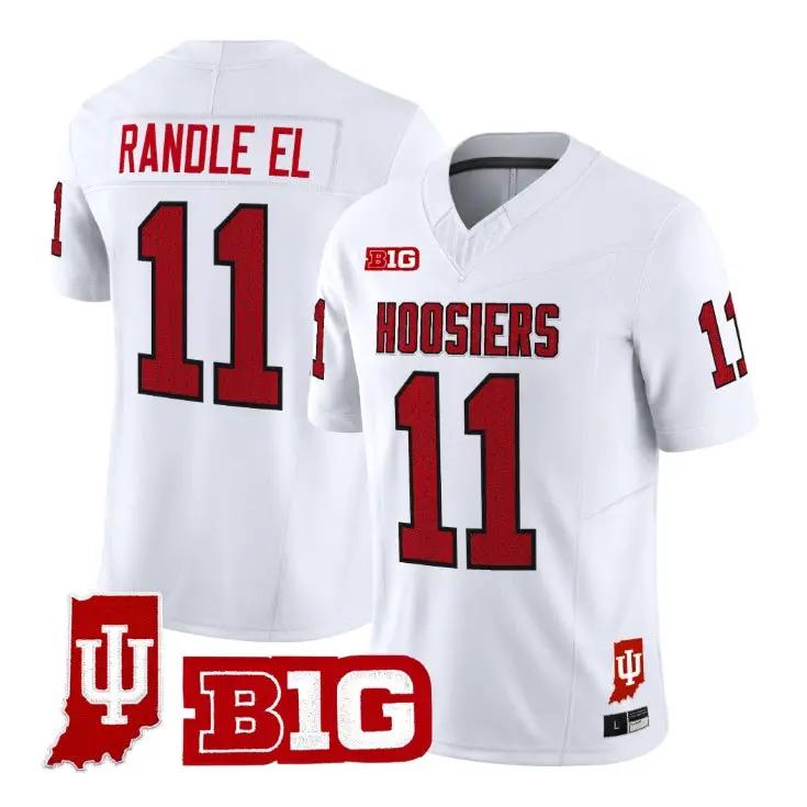 Randle_El_Jersey_11_Indiana_Hoosiers_90s_Throwback_2026_Limited_Stitched_White - Daily Sport Fan Randle El Jersey #11 Indiana Hoosiers 90s Throwback 2026 Limited Stitched by My Store NCAA Football Jerseys