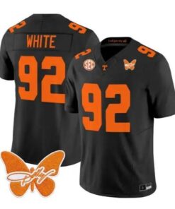 Reggie White Jersey #92 Tennessee Volunteers 2026 Stitched by My Store NCAA Football Jerseys