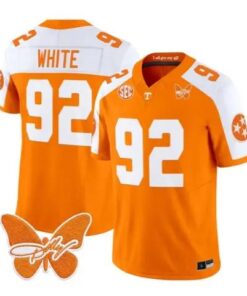 Reggie White Jersey #92 Tennessee Volunteers 2026 Stitched by My Store NCAA Football Jerseys