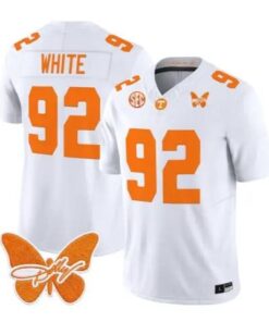 Reggie White Jersey #92 Tennessee Volunteers 2026 Stitched by My Store NCAA Football Jerseys