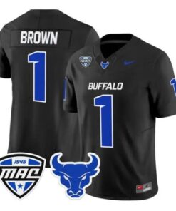 SaVeon Brown Jersey #1 Buffalo Bulls 2026 All Stitched by My Store NCAA Football Jerseys