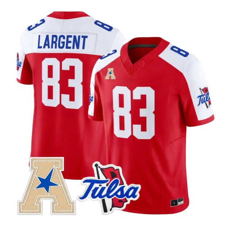 Steve Largent Jersey #83 Tulsa Golden Hurricane 2026 Vapor Stitched by My Store NCAA Football Jerseys