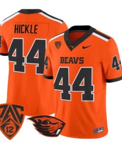 Takari Hickle Jersey #44 Oregon State Beavers 2026 Limited Stitched by My Store NCAA Football Jerseys