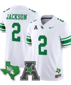 Tayven Jackson Jersey #2 North Texas Mean Green 2026 Vapor Stitched by My Store NCAA Football Jerseys