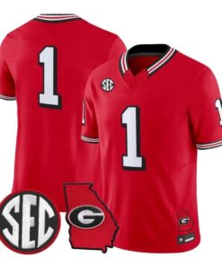 Team Jersey #1 Georgia Bulldogs 1995 Throwback 2026 Vapor Limited All Stitched by My Store NCAA Football Jerseys