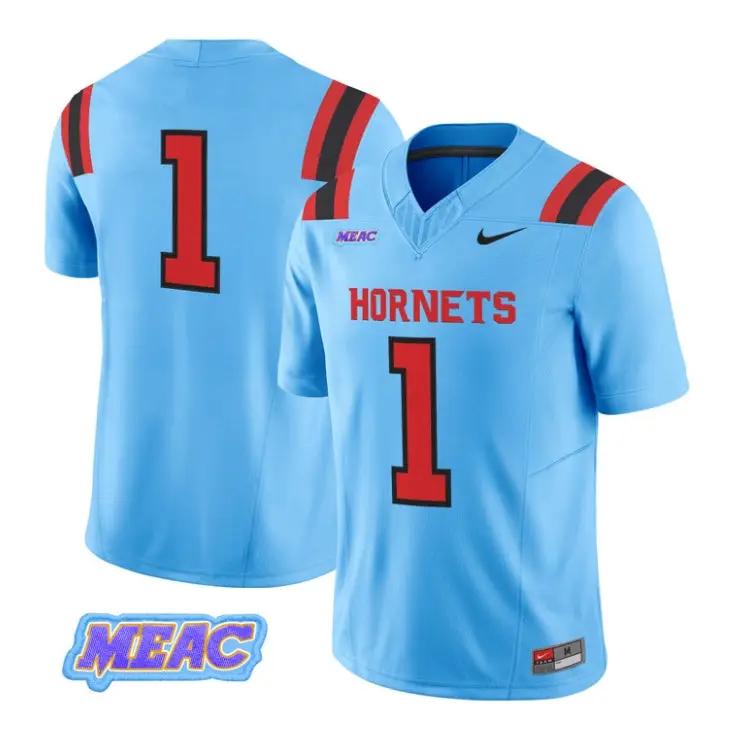 Team_Jersey_1_Delaware_State_Hornets_2026_Vapor_Limited_All_Stitched_Blue - Daily Sport Fan Team Jersey #1 Delaware State Hornets 2026 Vapor Limited All Stitched by My Store NCAA Football Jerseys