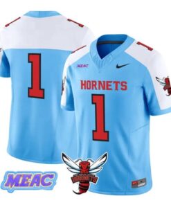 Team_Jersey_1_Delaware_State_Hornets_2026_Vapor_Limited_All_Stitched_Blue_Alter - Daily Sport Fan Team Jersey #1 Delaware State Hornets 2026 Vapor Limited All Stitched by My Store NCAA Football Jerseys