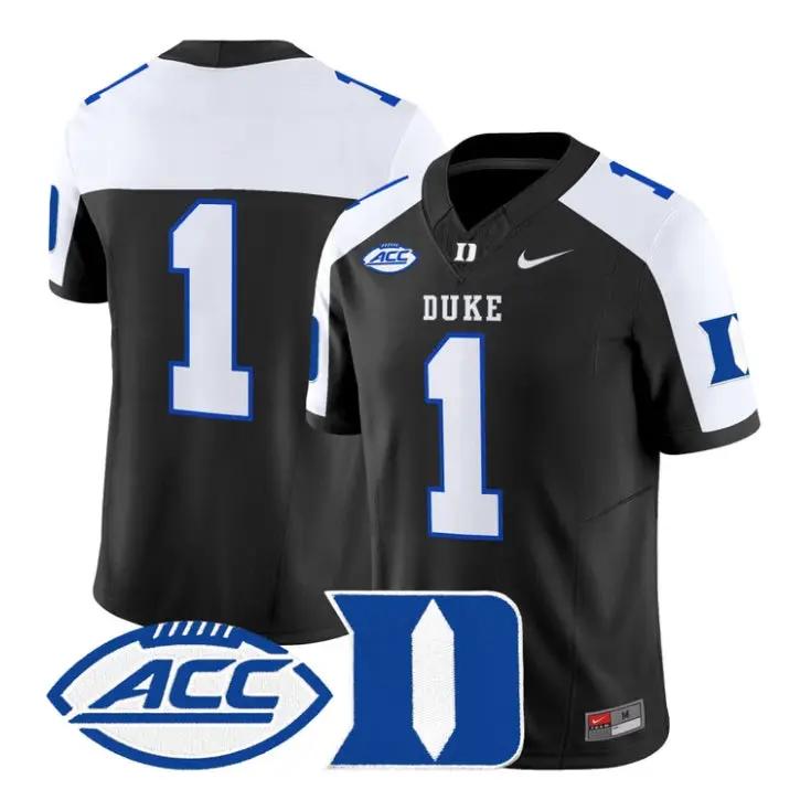 Team Jersey #1 Duke Blue Devils 2026 Vapor Limited All Stitched by My Store NCAA Football Jerseys
