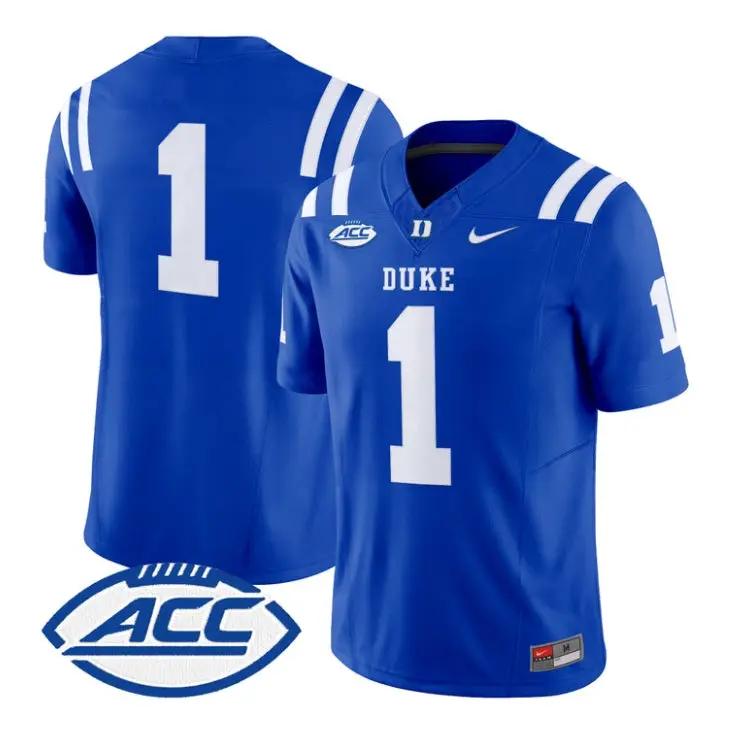 Team Jersey #1 Duke Blue Devils 2026 Vapor Limited All Stitched by My Store NCAA Football Jerseys