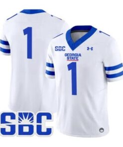 Team Jersey #1 Georgia State Panthers 2026 Limited All Stitched by My Store NCAA Football Jerseys
