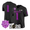 Team Jersey #1 Indiana Hoosiers 2026 Glitter Vapor Limited Stitched by My Store NCAA Football Jerseys