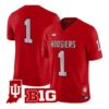 Team Jersey #1 Indiana Hoosiers 90s Throwback 2026 Vapor Limited Stitched by My Store NCAA Football Jerseys
