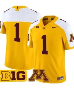Team Jersey #1 Minnesota Golden Gophers 2026 All Stitched by My Store NCAA Football Jerseys