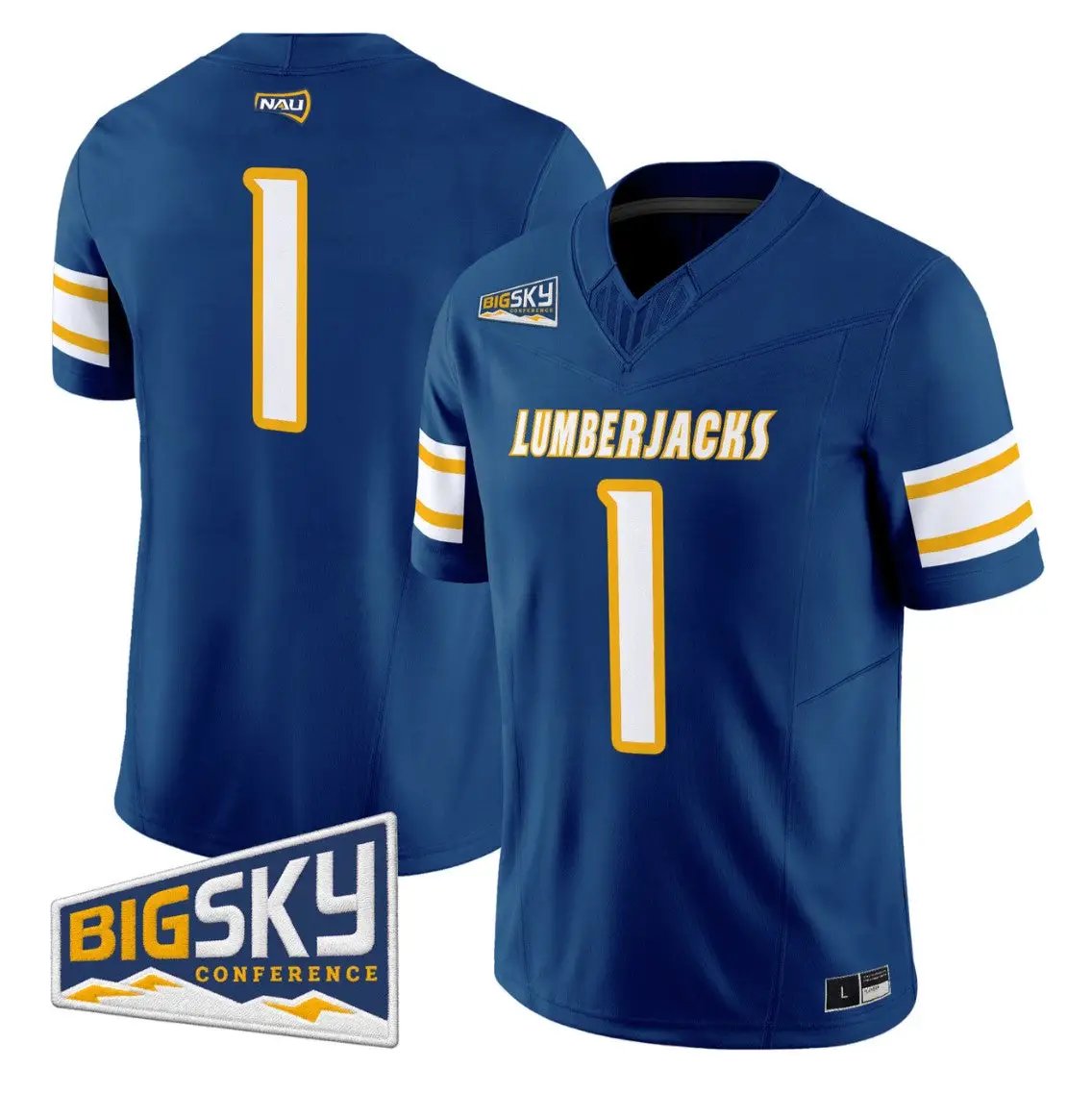 Team Jersey #1 Northern Arizona Lumberjacks 2026 Vapor Stitched 2 Team Jersey #1 Northern Arizona Lumberjacks 2026 Vapor Stitched by My Store NCAA Football Jerseys