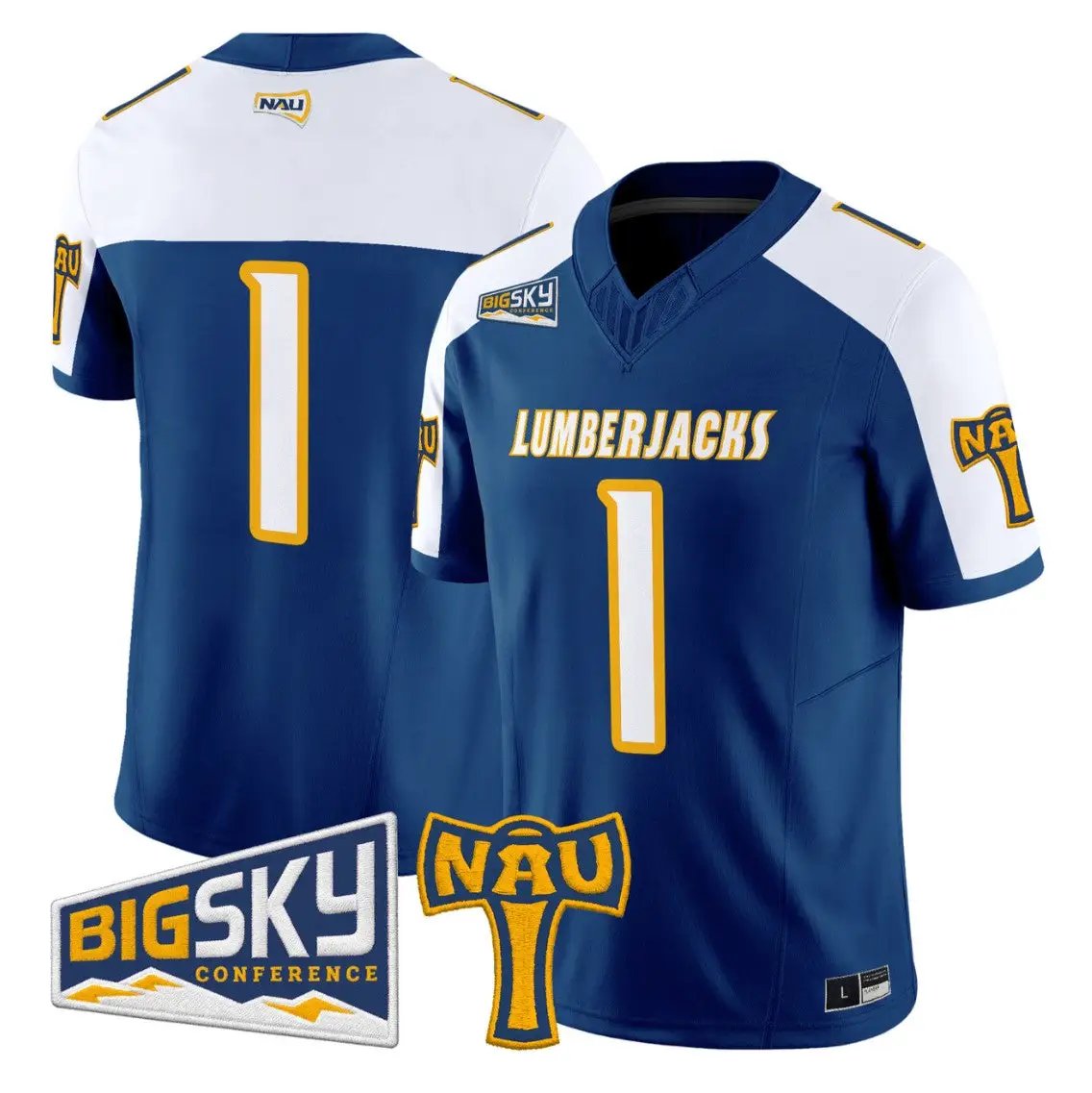 Team Jersey #1 Northern Arizona Lumberjacks 2026 Vapor Stitched 1 Team Jersey #1 Northern Arizona Lumberjacks 2026 Vapor Stitched by My Store NCAA Football Jerseys