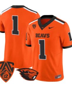 Team Jersey #1 Oregon State Beavers 2026 Vapor Limited All Stitched by My Store NCAA Football Jerseys