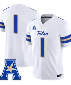 Team Jersey #1 Tulsa Golden Hurricane 2026 Vapor Limited Stitched by My Store NCAA Football Jerseys