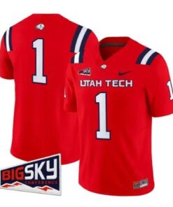 Team Jersey #1 Utah Tech Trailblazers 2026 Limited Stitched by My Store NCAA Football Jerseys