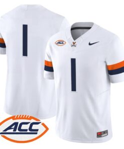 Team Jersey #1 Virginia Cavaliers 2026 Vapor Limited Stitched by My Store NCAA Football Jerseys