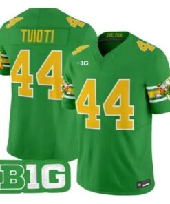 Teitum Tuioti Jersey #44 Oregon Ducks Mighty Oregon 2026 Stitched Green by My Store NCAA Football Jerseys