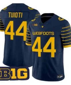 Teitum Tuioti Jersey #44 Oregon Ducks 1916 Throwback Stitched by My Store NCAA Football Jerseys