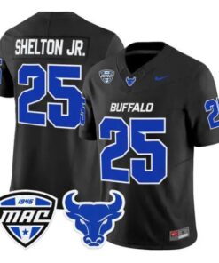 Terrance Shelton Jr Jersey #25 Buffalo Bulls 2026 Stitched by My Store NCAA Football Jerseys