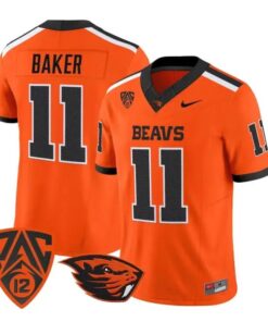 Terry Baker Jersey #11 Oregon State Beavers 2026 Vapor All Stitched by My Store NCAA Football Jerseys