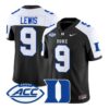 Thad_Lewis_Jersey_9_Duke_Blue_Devils_2026_Vapor_Limited_Stitched_Black_Alter - Daily Sport Fan Thad Lewis Jersey #9 Duke Blue Devils 2026 Vapor Limited Stitched by My Store NCAA Football Jerseys
