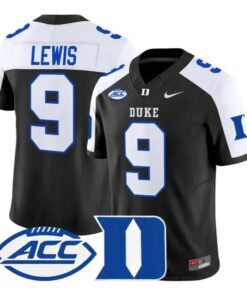 Thad_Lewis_Jersey_9_Duke_Blue_Devils_2026_Vapor_Limited_Stitched_Black_Alter - Daily Sport Fan Thad Lewis Jersey #9 Duke Blue Devils 2026 Vapor Limited Stitched by My Store NCAA Football Jerseys
