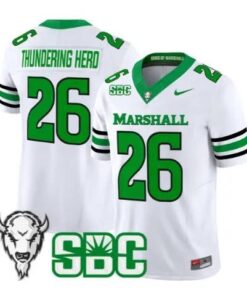 Thundering Herd Jersey #26 Marshall Thundering Herd Stitched by My Store NCAA Football Jerseys
