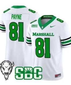 Toby Payne Jersey #81 Marshall Thundering Herd All Stitched by My Store NCAA Football Jerseys