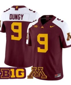 Tony Dungy Jersey #9 Minnesota Golden Gophers 2026 Stitched by My Store NCAA Football Jerseys