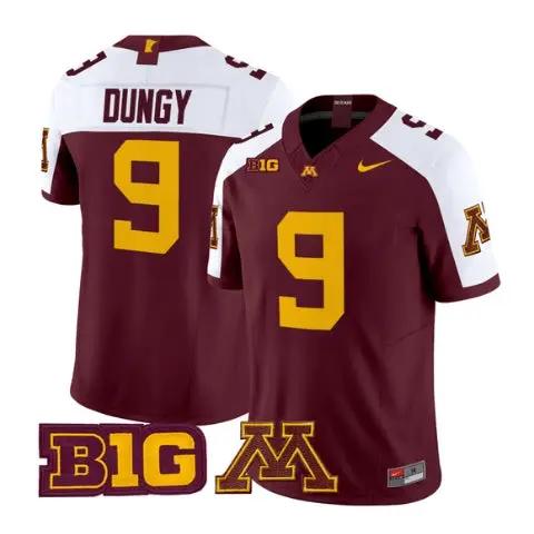 Tony Dungy Jersey #9 Minnesota Golden Gophers 2026 Stitched by My Store NCAA Football Jerseys