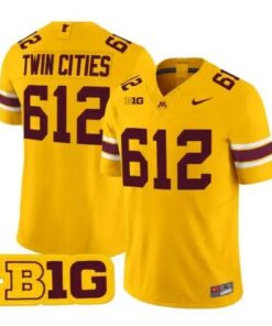 Twin Cities Jersey #612 Minnesota Golden Gophers 2026 Stitched by My Store NCAA Football Jerseys