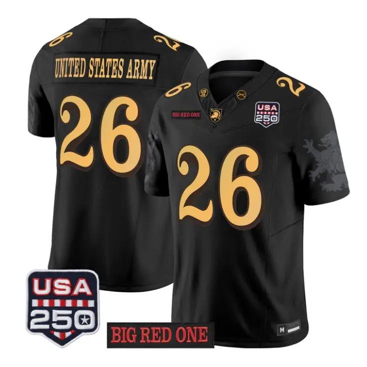 United States Army Jersey #26 Army Black Knights 2026 Vapor Limited All Stitched 1 United States Army Jersey #26 Army Black Knights 2026 Vapor Limited All Stitched by My Store NCAA Football Jerseys