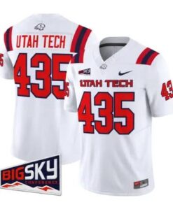 Utah Tech Jersey #435 Utah Tech Trailblazers 2026 All Stitched by My Store NCAA Football Jerseys