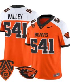 Valley Jersey #541 Oregon State Beavers 2026 Vapor Limited Stitched by My Store NCAA Football Jerseys
