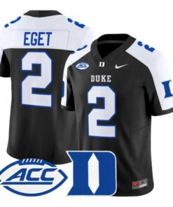 Walker Eget Jersey #2 Duke Blue Devils 2026 Vapor Limited Stitched by My Store NCAA Football Jerseys