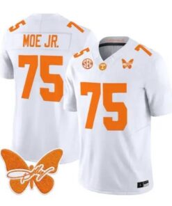 Wendell Moe Jr Jersey #75 Tennessee Volunteers 2026 Stitched by My Store NCAA Football Jerseys