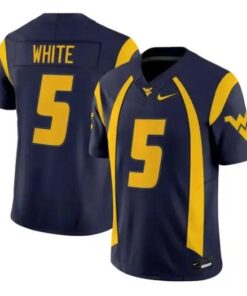 West Virginia Mountaineers Jersey 2026 Throwback Vapor Stitched Navy by My Store NCAA Football Jerseys