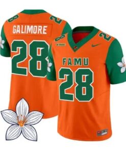 Willie Galimore Jersey #28 Florida A&M Rattlers Vapor Limited Stitched by My Store NCAA Football Jerseys