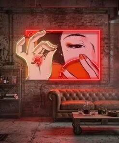 Geisha Girl LED Neon Sign Light Pop Art by VN339