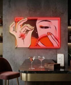 Geisha Girl LED Neon Sign Light Pop Art by VN339