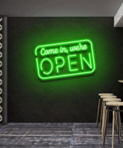 Come In, We're Open 2 Led Neon Sign Light by VN339